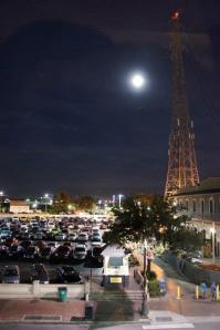 Korean husband learns from Hmong wife: new orleans with moon in sky